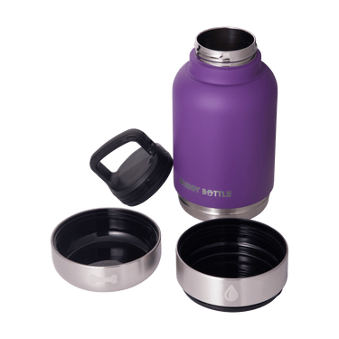 VELVET PURPLE - 3 in 1 Portable Travel Water Buddy Bottle For Dogs - BUDDYBOTTLE